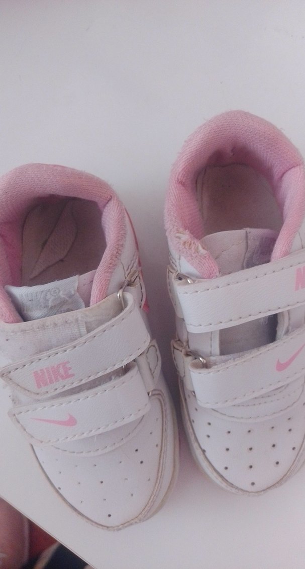 Kız Çocuk Pembe Nike Cırt Cırtlı Spor Ayakkabı - Görsel 2