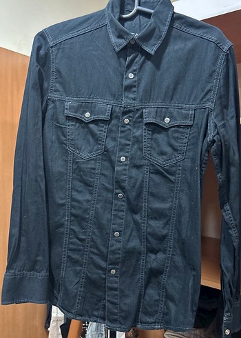 Mavi Jeans Koyu Lacivert Denim Gomlek