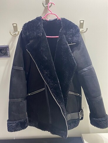 Pull and bear kürklü ceket