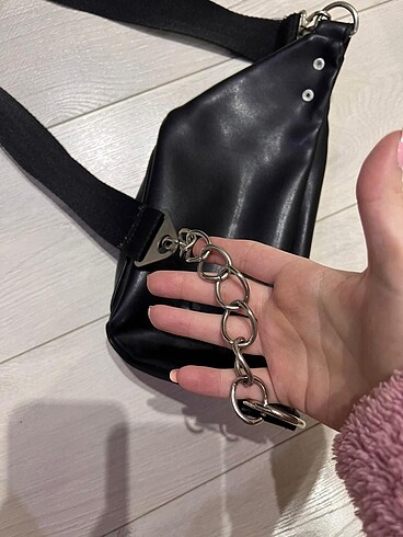  Beden Siyah bel çantası