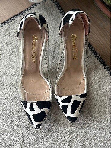 Shoes Time Zebra desen stiletto