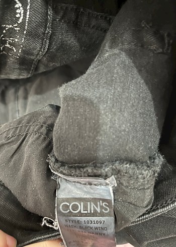 Siyah Kemerli Erkek Denim Pantolon - Görsel 5