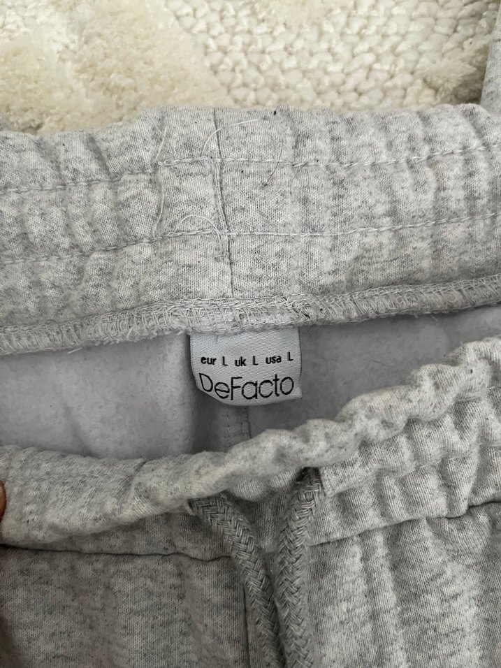 Gri Rahat Kesim erkek Eşofman Altı - Görsel 4