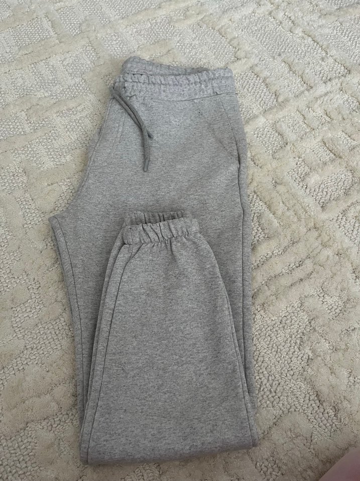 Gri Rahat Kesim erkek Eşofman Altı - Görsel 2