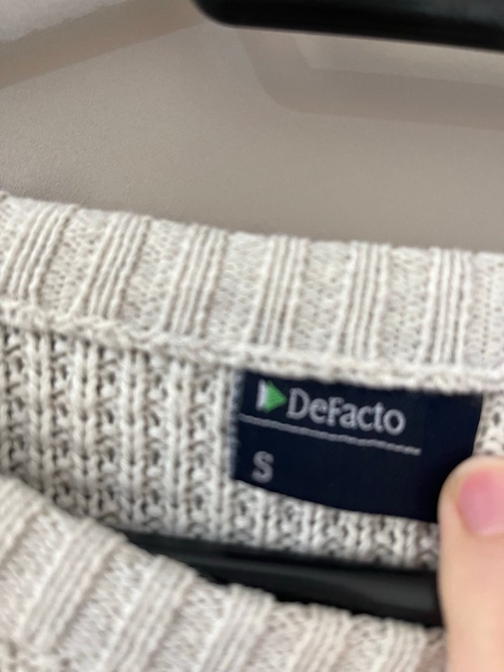 Gri Erkek Triko Bisiklet Yaka Kazak - Görsel 4