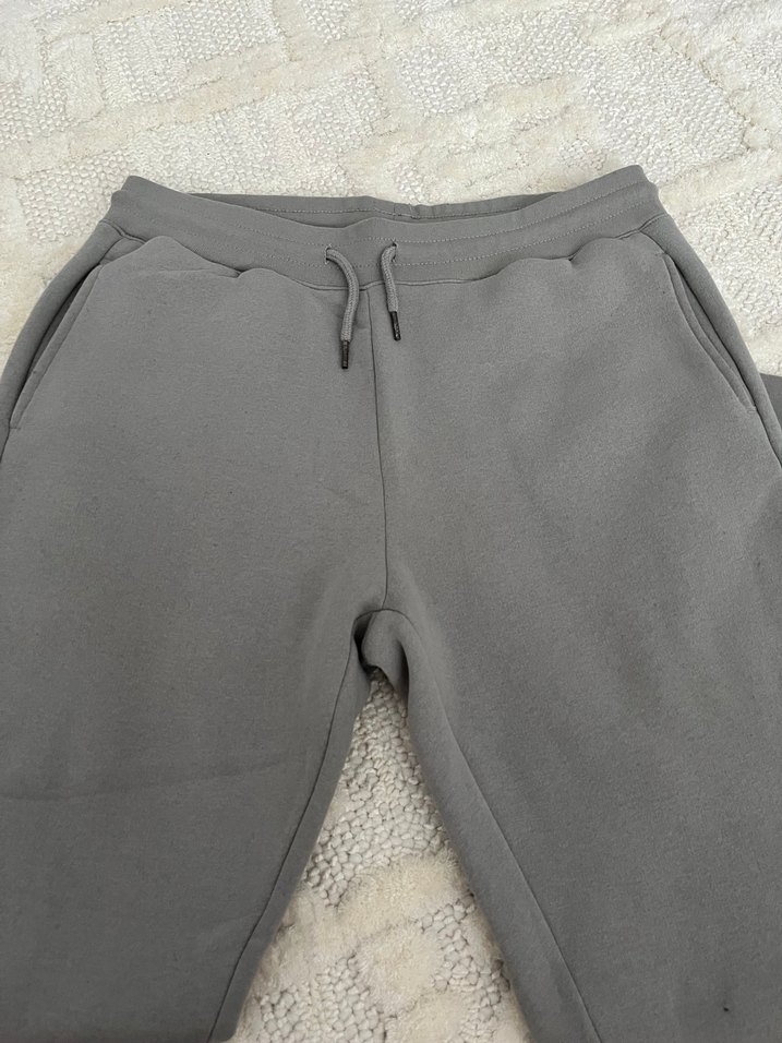 Gri Rahat Kesim erkekEşofman Altı - Görsel 3