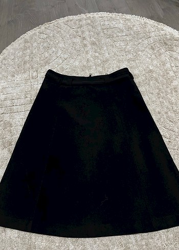 Siyah Kadın Midi Goth Etek - Görsel 4