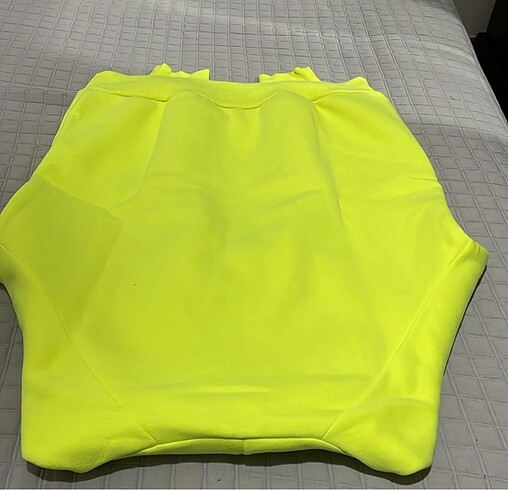 Neon sarı sweatshirt