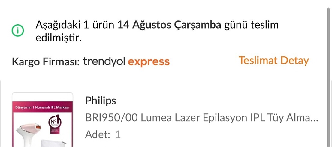 Philips Philips Lumea BRI950/00 IPL lazer epilasyon cihazı