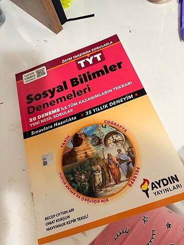 Aydın Yayınları TYT Sosyal Bilimler Deneme sınavı