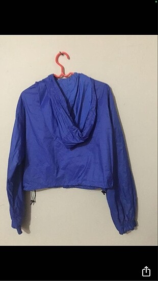 Mor bershka yağmurluk