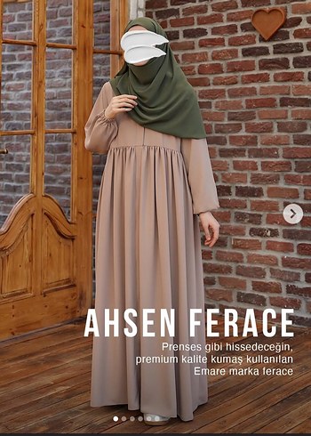 Tesettür elbise ferace