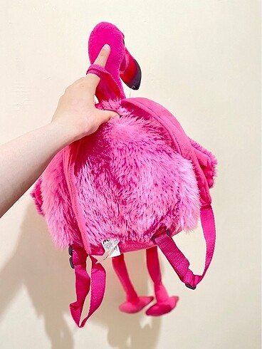 Flamingo pembe çanta