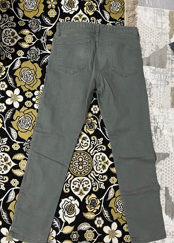 Gri Erkek Jean Pantolon Fermuarlı - Görsel 3