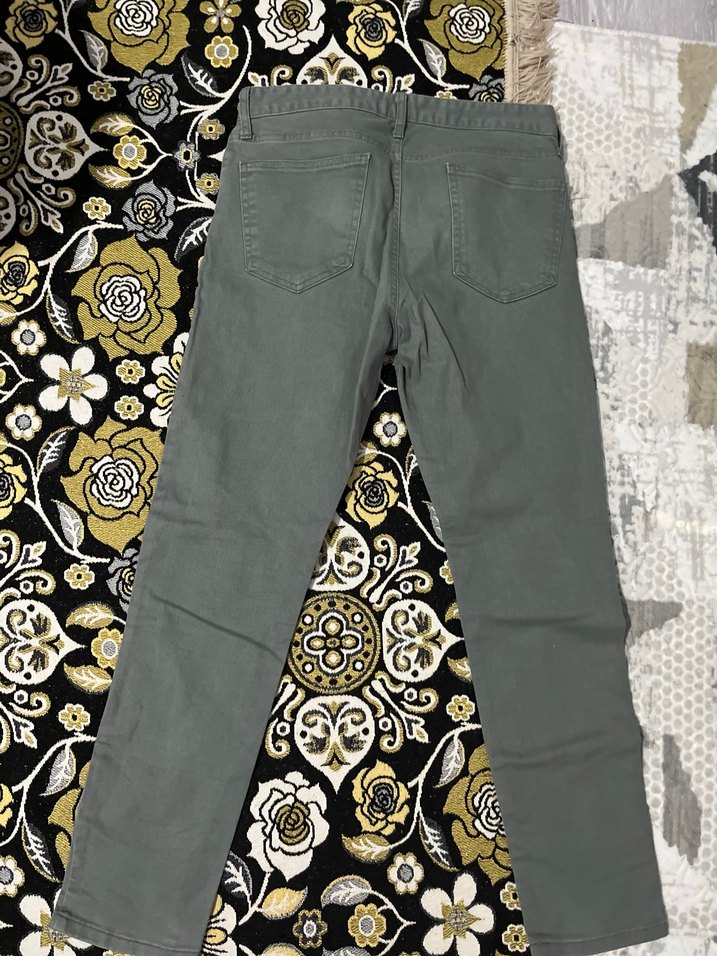 Gri Erkek Jean Pantolon Fermuarlı - Görsel 3