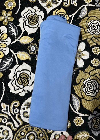 Mavi Kadın Penye Şal - Görsel 3