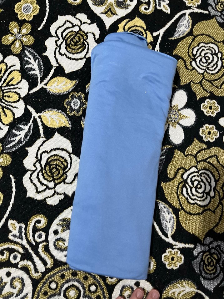 Mavi Kadın Penye Şal - Görsel 3