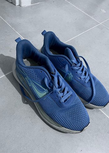 Erkek Mavi Bağcıklı Spor Ayakkabı - Görsel 2