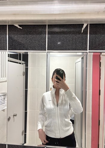 Reebok beyaz kadın vintage ceket - Görsel 2