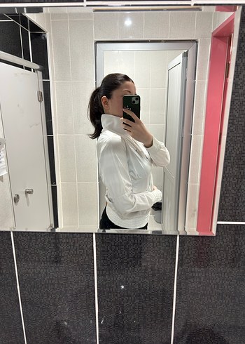 Reebok beyaz kadın vintage ceket - Görsel 4