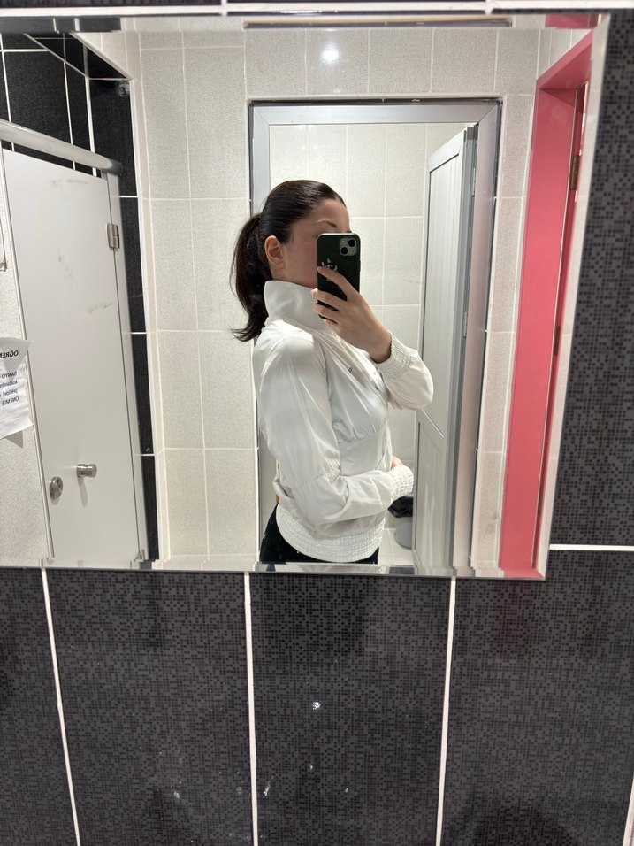 Reebok beyaz kadın vintage ceket - Görsel 4