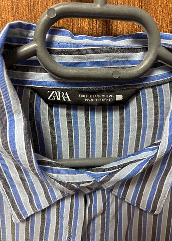 Zara Çizgili Kadın Gömlek - Görsel 3