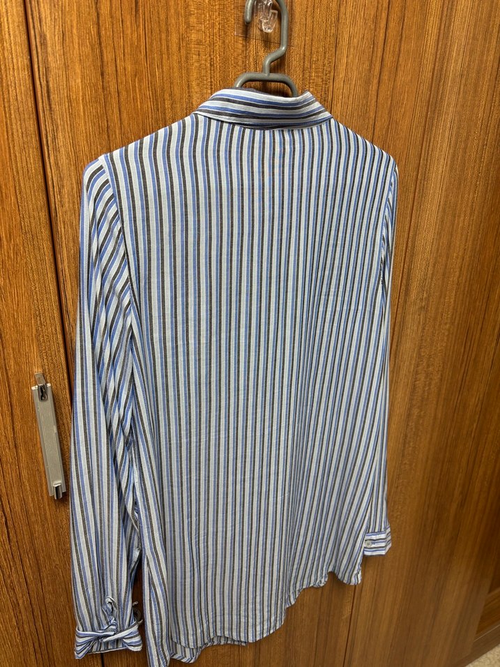 Zara Çizgili Kadın Gömlek - Görsel 2