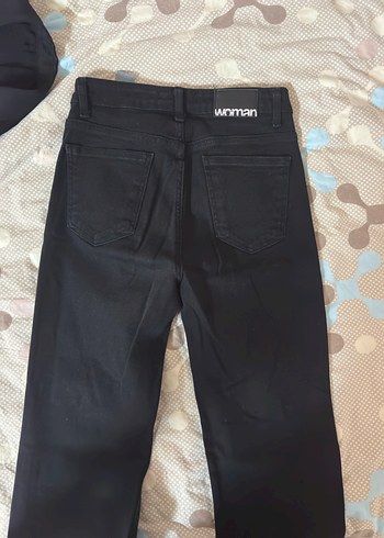 Siyah flare jean - Görsel 3