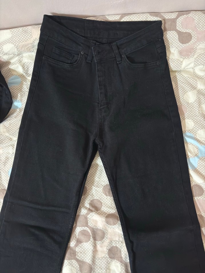 Siyah flare jean - Görsel 2