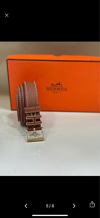 HERMES DERİ KADIN KEMERİ