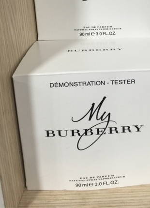 Orjinal burberry tester parfum