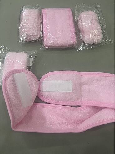 Beden pembe Renk Pembe yüz yıkama seti