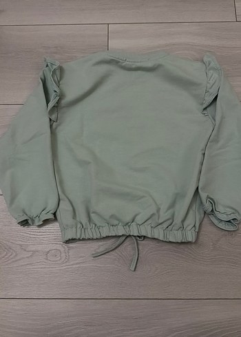 Kız çocuk sweat açık mint rengi - Görsel 5