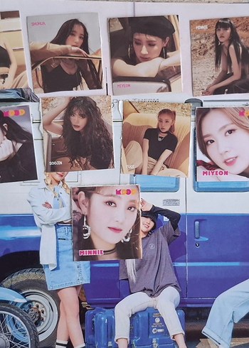 Beden (G)I-DLE Kız Grubu Posterleri ve Sticker