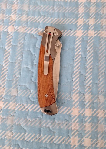 Ahşap saplı katlanır cep bıçağı - Görsel 2