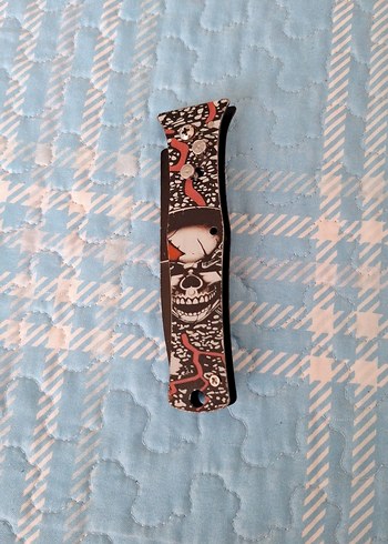 Kafatası Desenli Çok Renkli Bıçak - Görsel 3