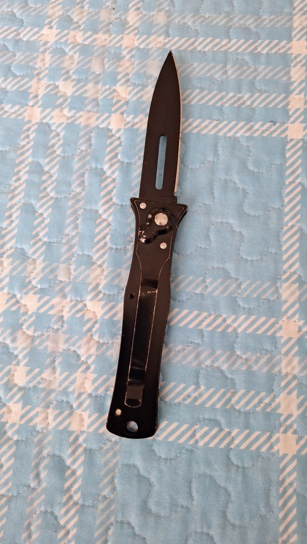 Kafatası Desenli Çok Renkli Bıçak - Görsel 2