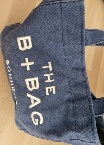 Diger Mavi Kot Kumaş Kadın Çanta - Görsel 5