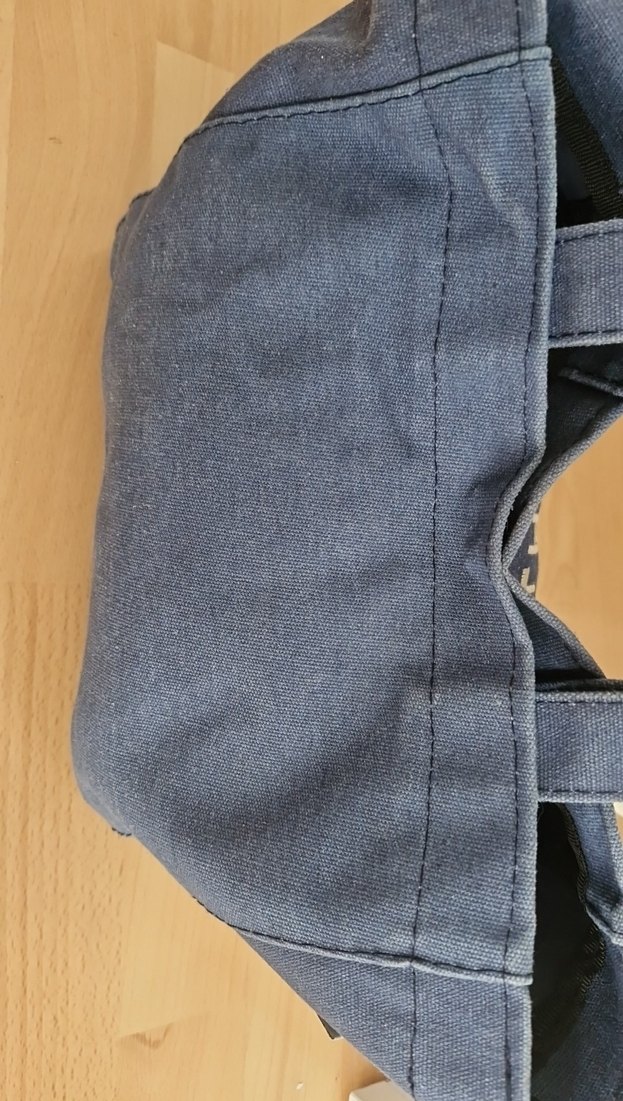 Diger Mavi Kot Kumaş Kadın Çanta - Görsel 3