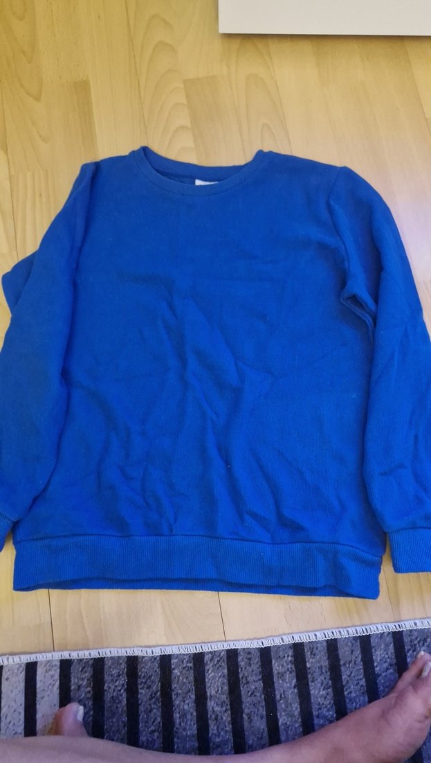 erkek cocuk Mavi Basic Sweatshirt - Görsel 2