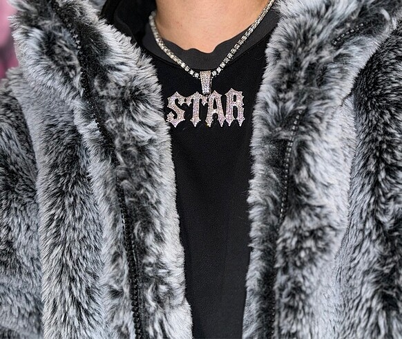 İced Out Star Kolye
