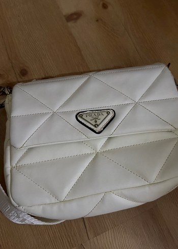 Beyaz Kemerli Kadın Omuz Çantası - Görsel 2