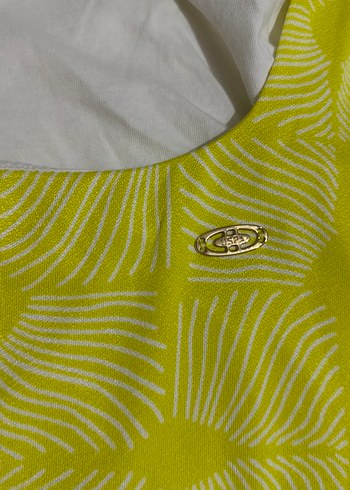 Sarı yazlık elbise - Görsel 2