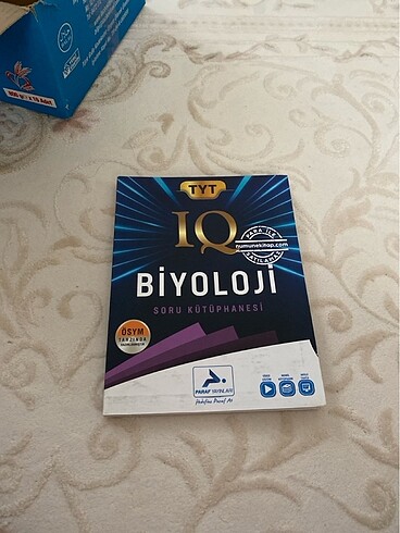 paraf yayınları IQ biyoloji soru bankası tyt