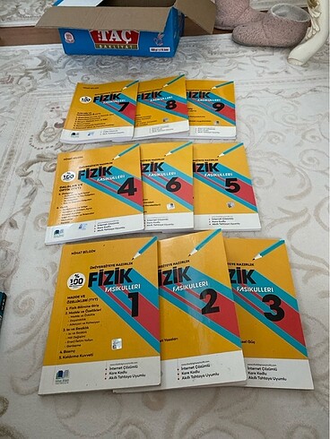 nihat bilgin yayınları fizik seti tyt ayt 9 fasikül
