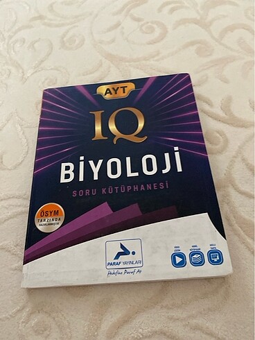 paraf yayınları IQ biyoloji soru bankası