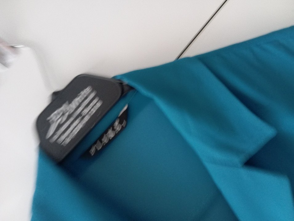 Mavi Saten Kadın Gömlek - Görsel 2