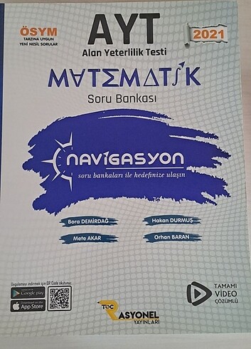 Navigasyon Rasyonel Yayınları Ayt Matematik Test