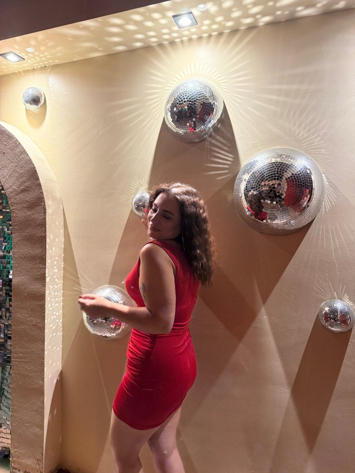 Kırmızı Mini Elbise - Görsel 2