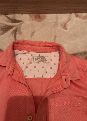 LC Waikiki Erkek Çocuk Pembe Kısa Kollu Gömlek